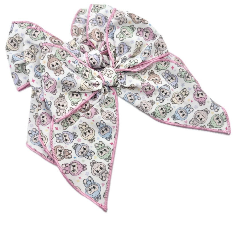 Girls Cutie Labubu Hair Bow
