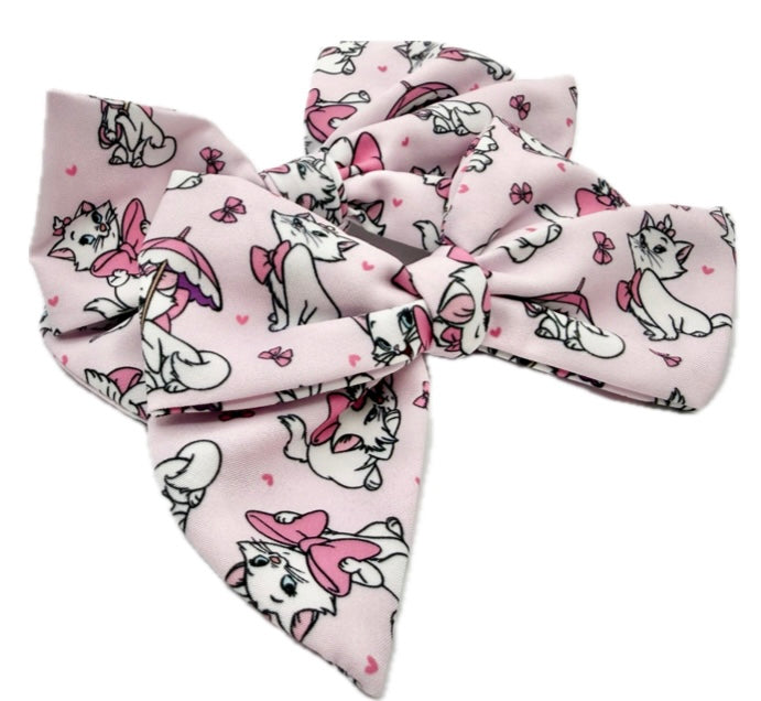 Small Miss Marie In Pink hair bow