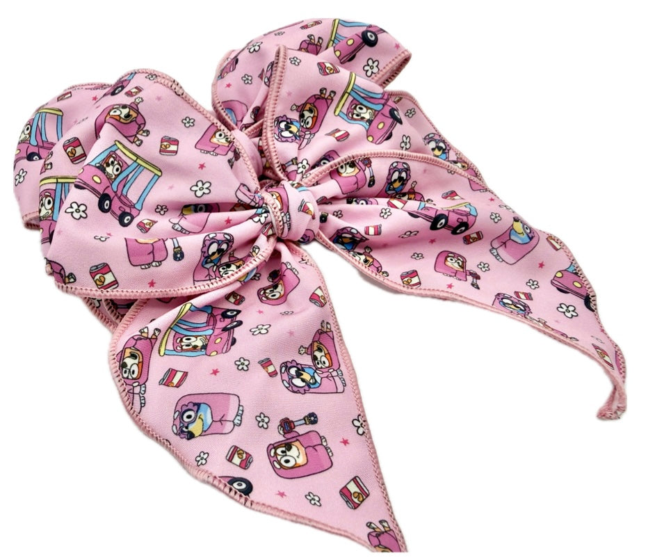 Girls Bluey Grannies Large Hair Bow