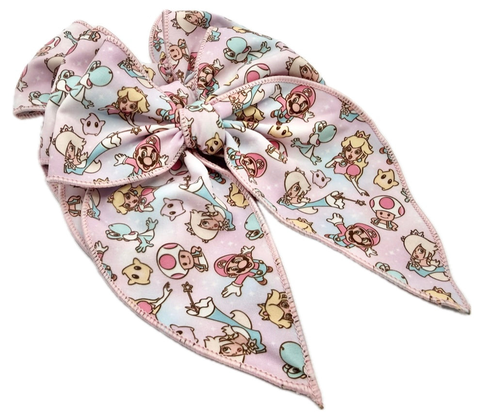 Girls Mario Galaxy Hair Bow