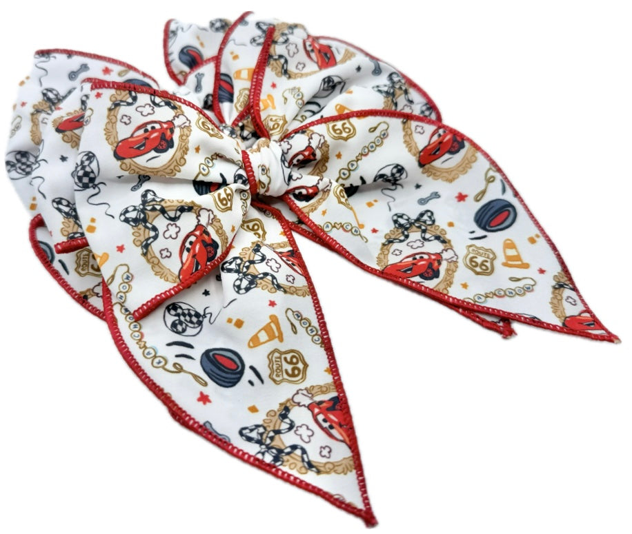 Girls Cars 95 Hair Bow