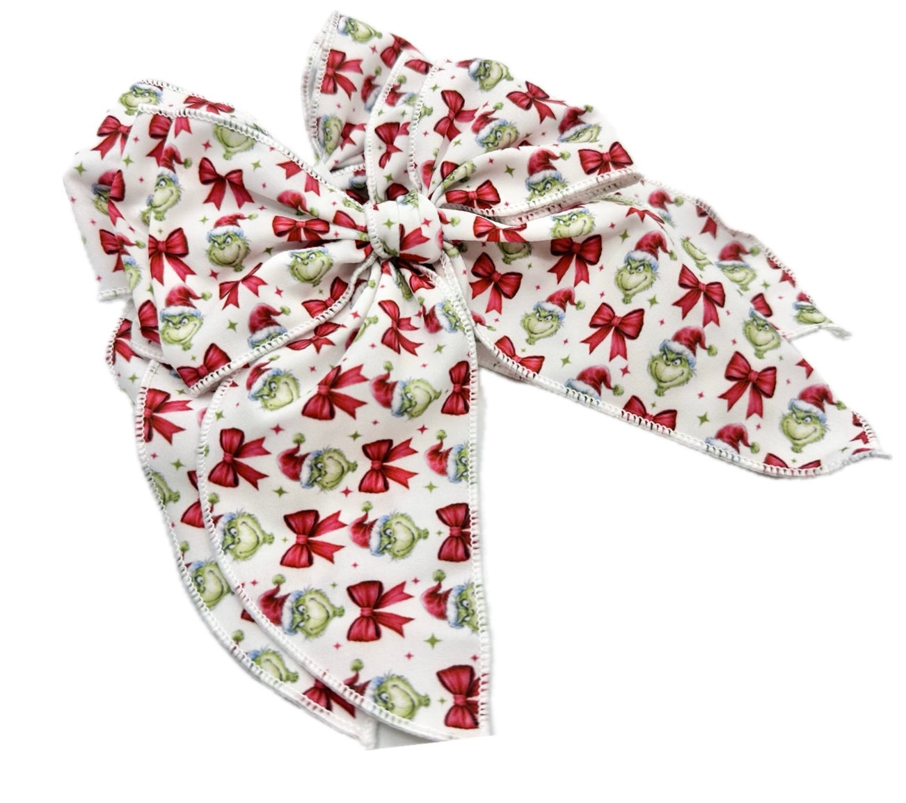 Coquette Green Guy Hair Bow