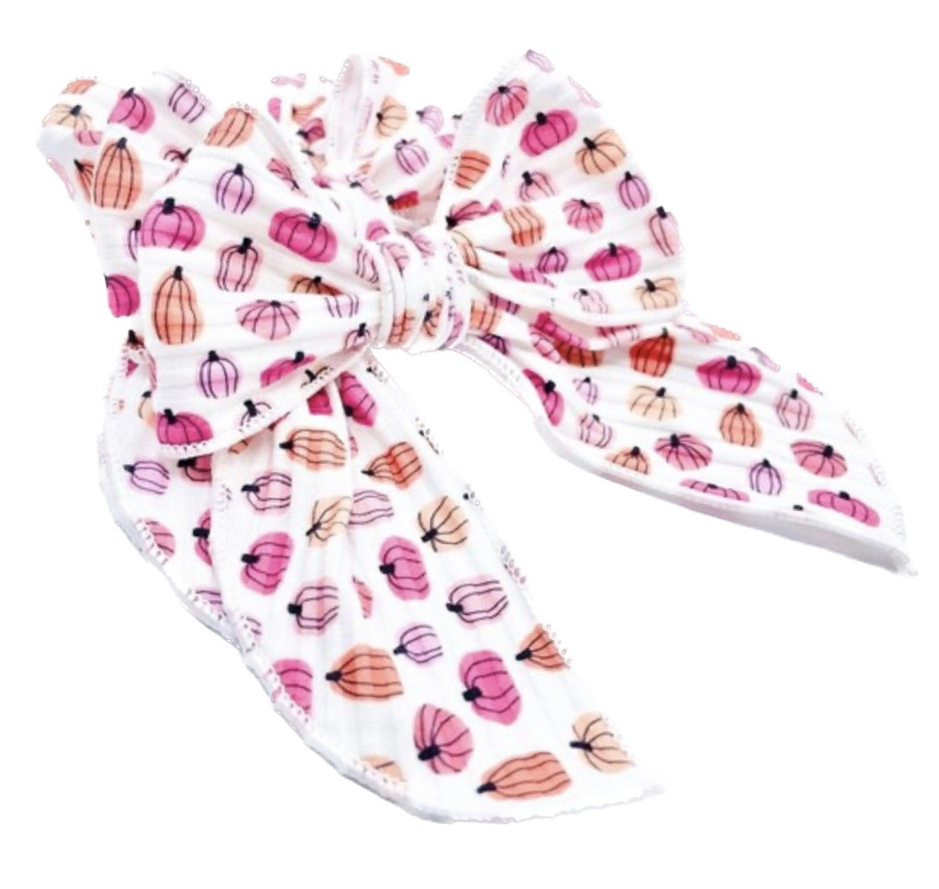 Pink Pumpkins Hair Bow