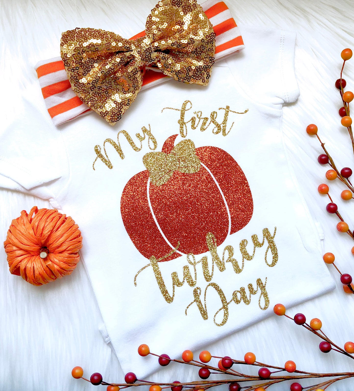 My First Turkey Day Bodysuit