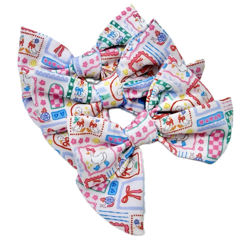 Girls Silly Goose Hair Bow Small