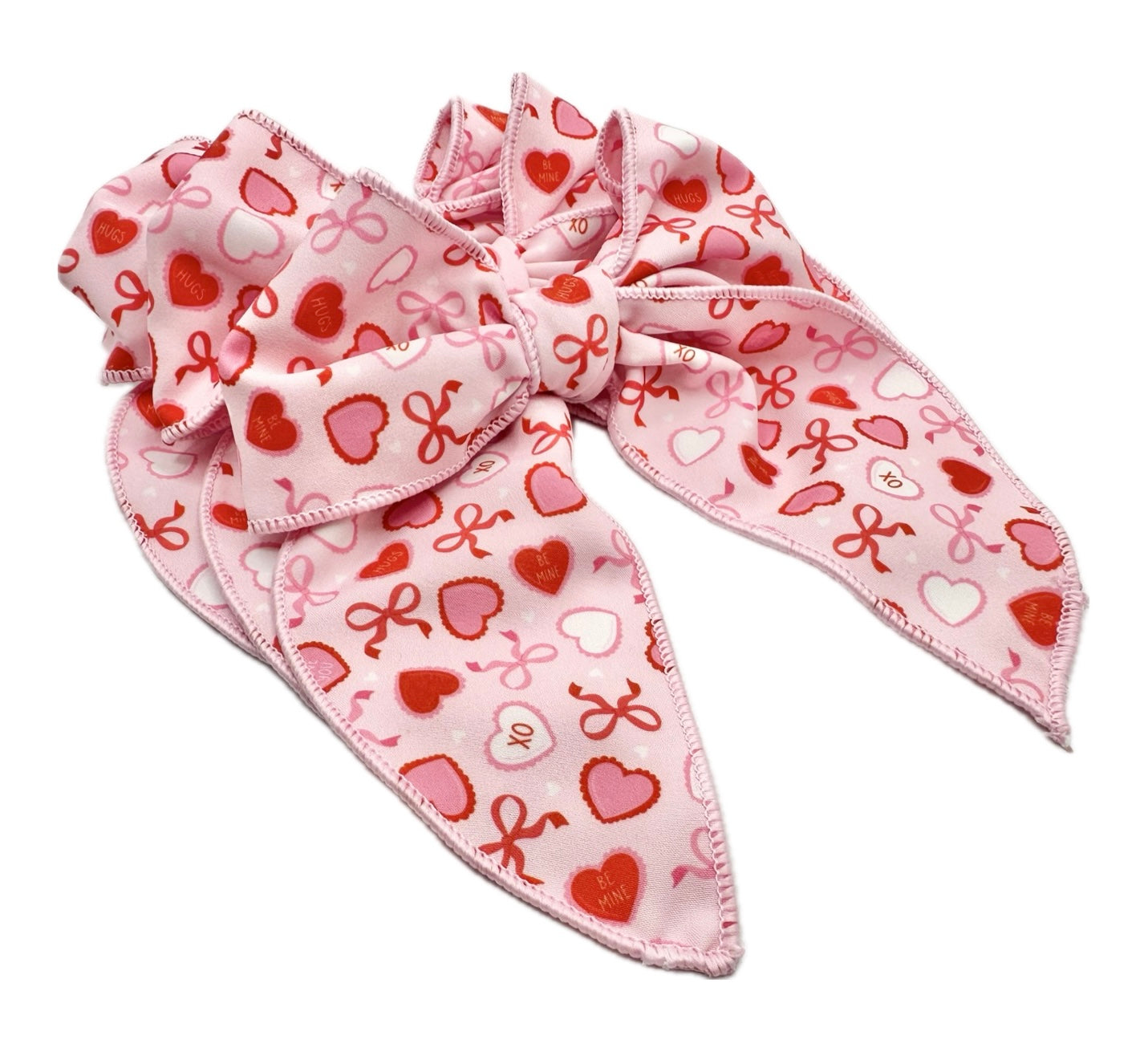 Coquette Bows & Hearts Valentine’s Day Hair Bow