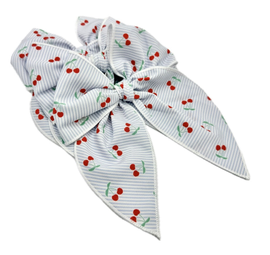 Girls Trendy Cherry Hair Bow