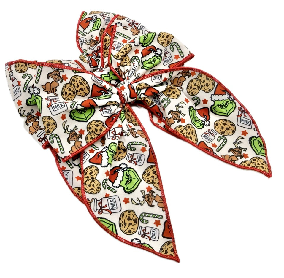 Milk & Cookies With Max Hair Bow