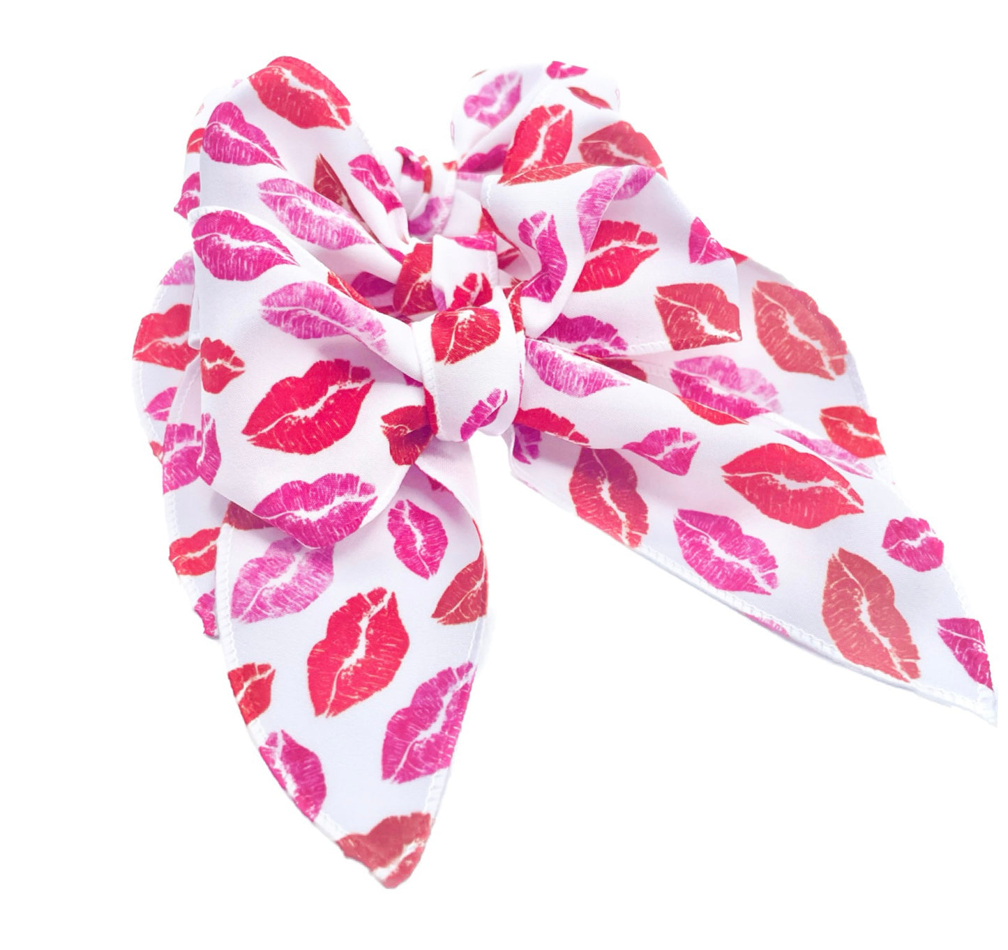Kissy Lips Valentine’s Day Hair Bow