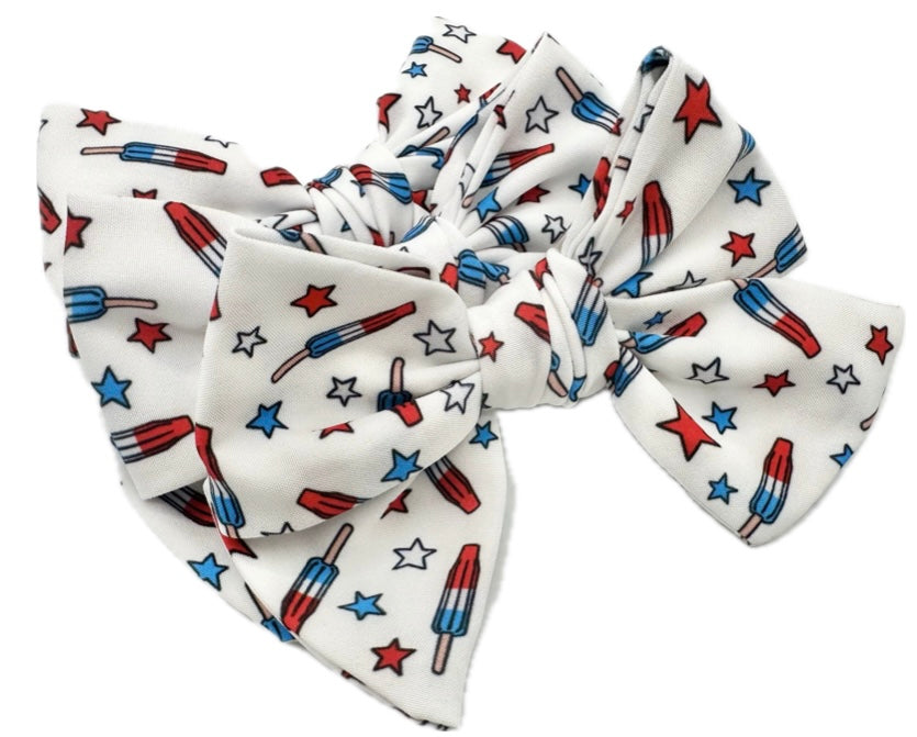 Girls Bomb Pops Bow Small