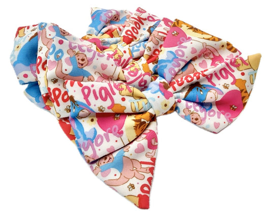 Small Pooh Bear & Friends hair bow