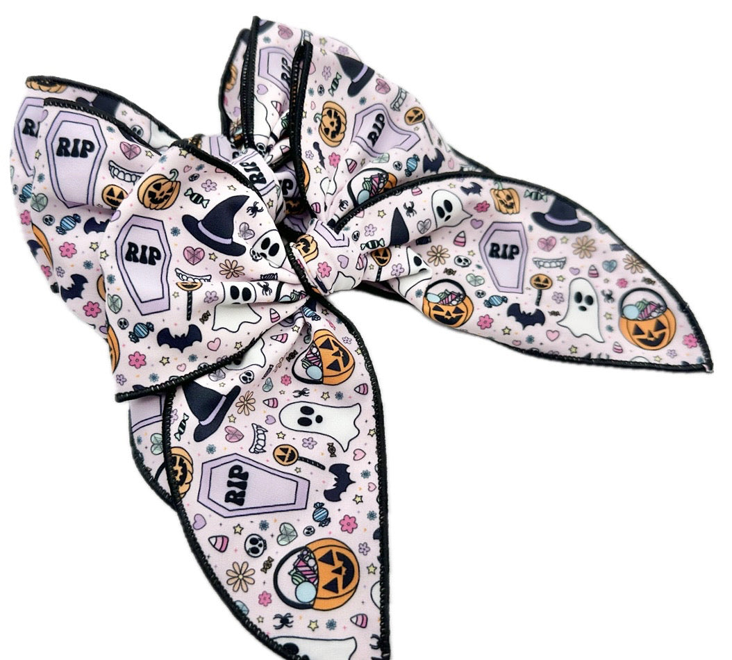 Spooky Halloween Hair Bow