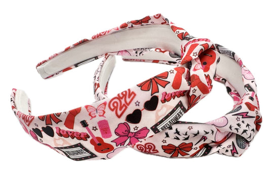 Red Eras Knotted Headband