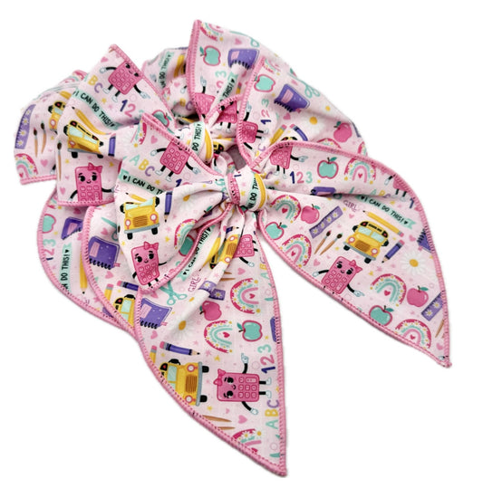 Girls Kinder School hair bow