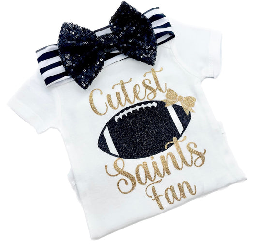 Baby and Kids Cutest Saints Fan Bodysuit