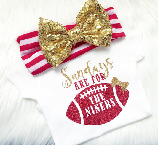 Sundays are for the niners Football Bodysuit