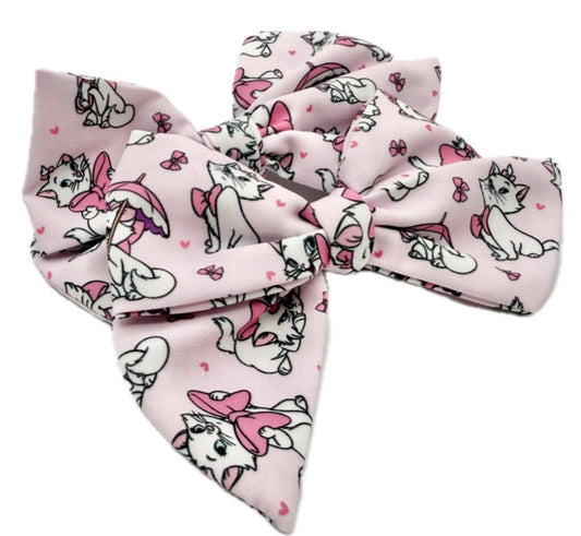 Small Miss Marie In Pink hair bow