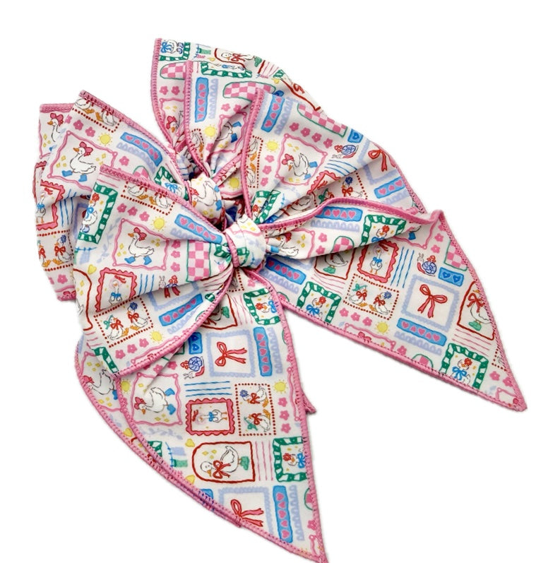 Girls Silly Goose Hair Bow