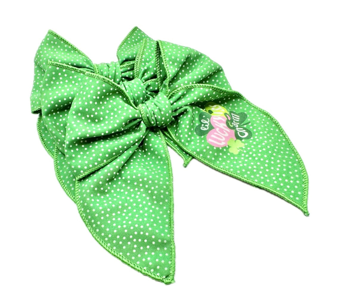Little Lucky Charm Hair Bow