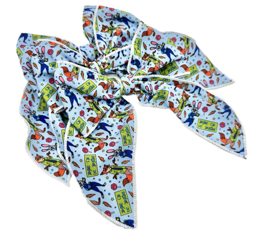 Large zootopia Hair Bow