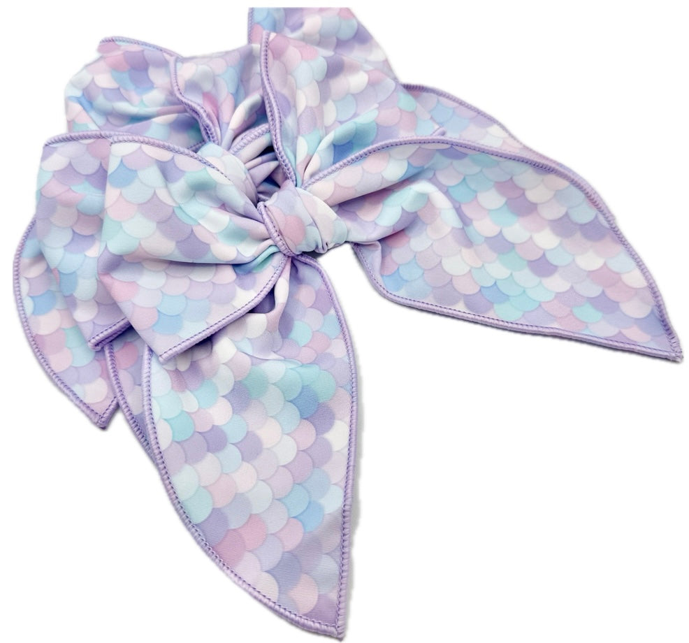 Girls Mermaid hair bow