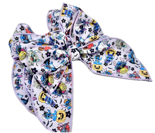 Stitch Halloween Hair Bow