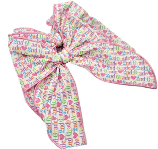 Girls 2nd Grade hair bow