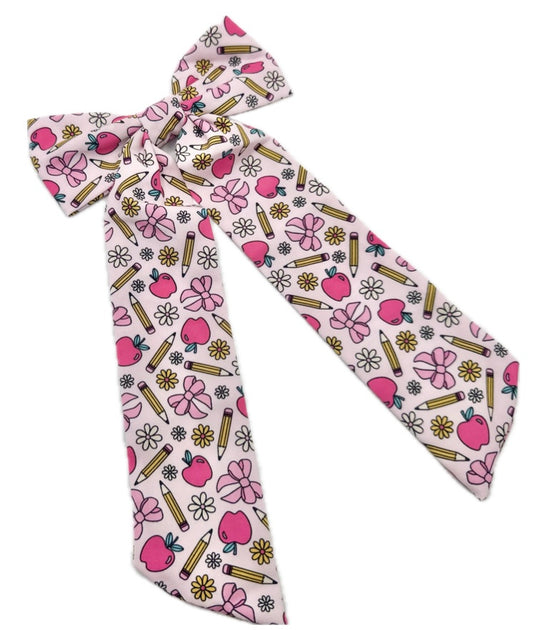 Long Tailed school girly Hair Bow