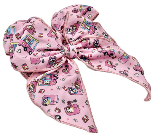 Girls Bluey Grannies Large Hair Bow