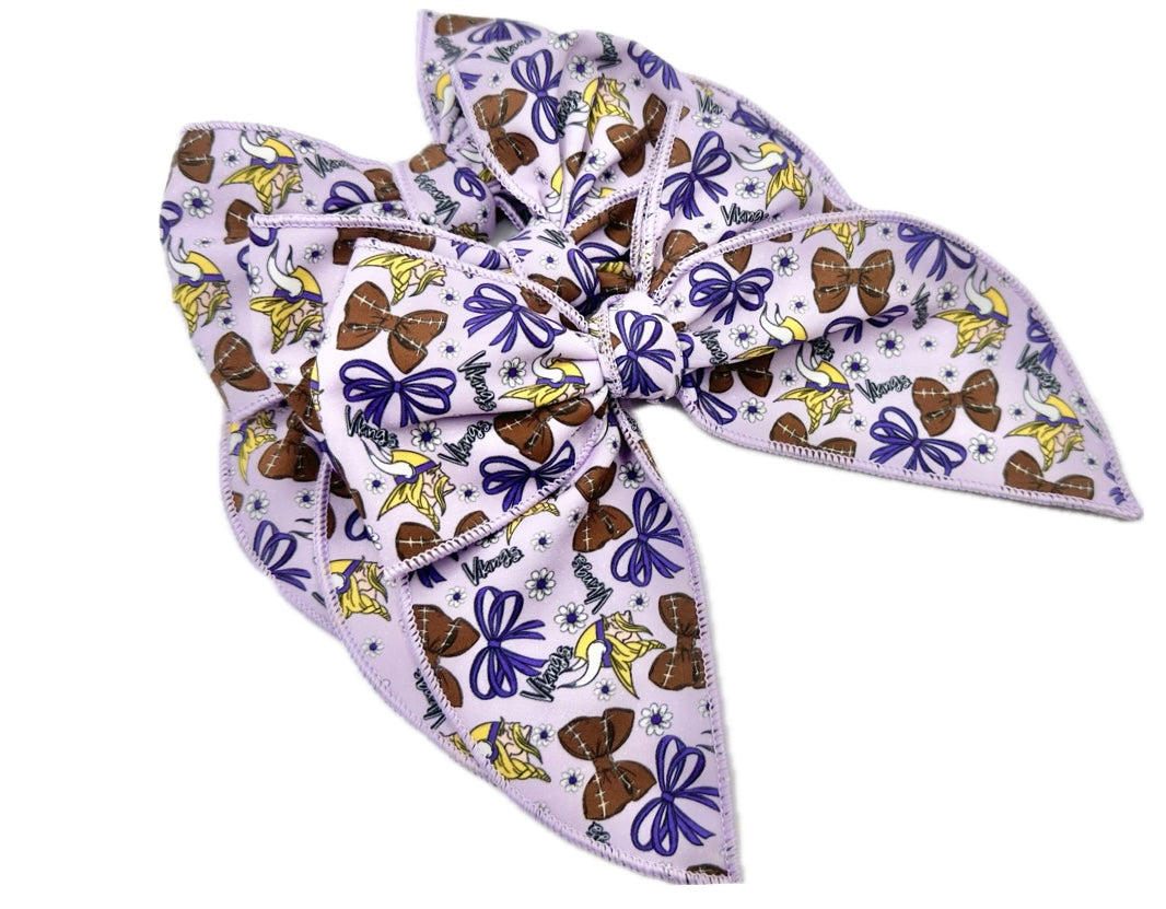 Vikings Football Hair Bow