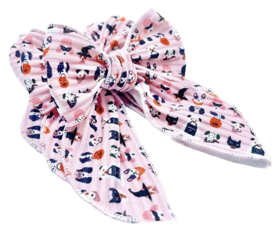 Spooky Pups Halloween Hair Bow