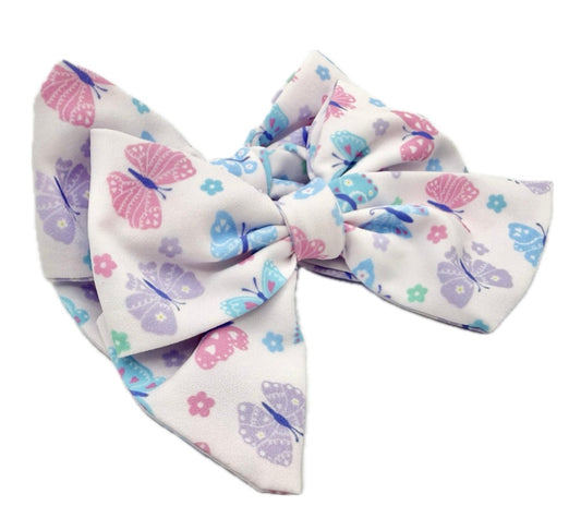 Girls Butterfly Hair Bow Small