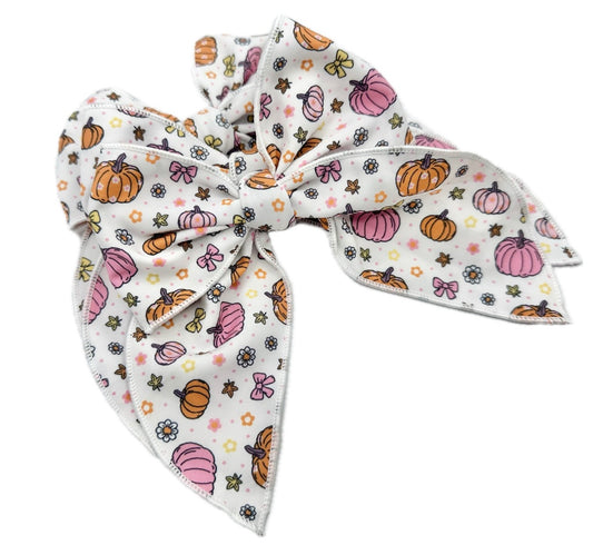 Cutie Pumpkins Fall Hair Bow
