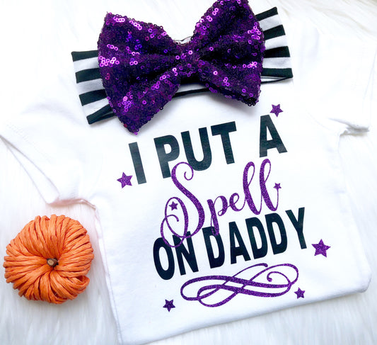 I Put A Spell On Daddy Bodysuit