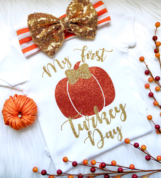 My First Turkey Day Bodysuit