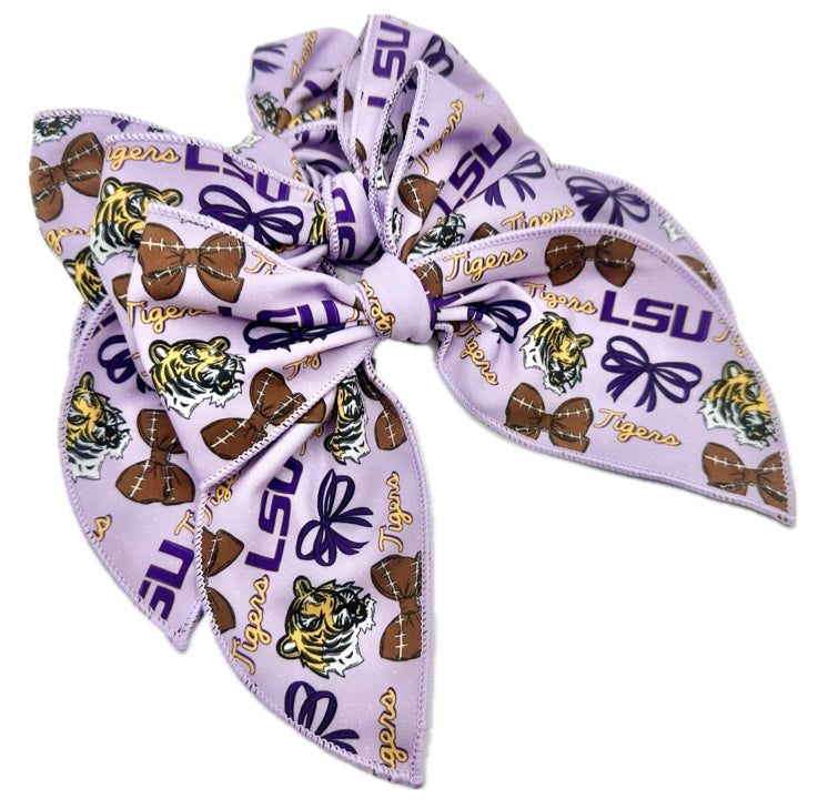 LSU Football Hair Bow