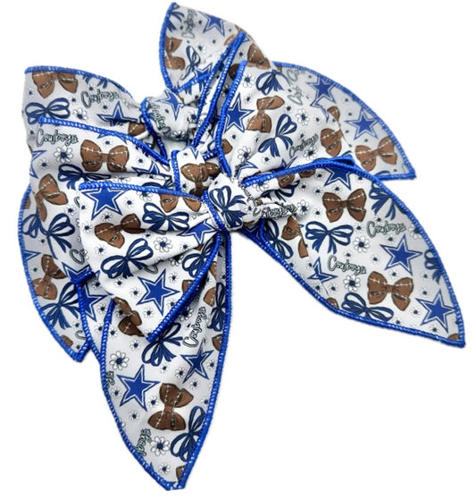 Cowboys Football Hair Bow