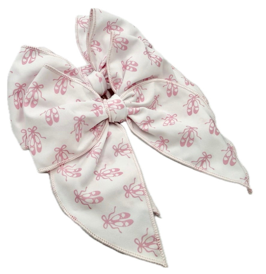 Girls Ballerina Hair Bow
