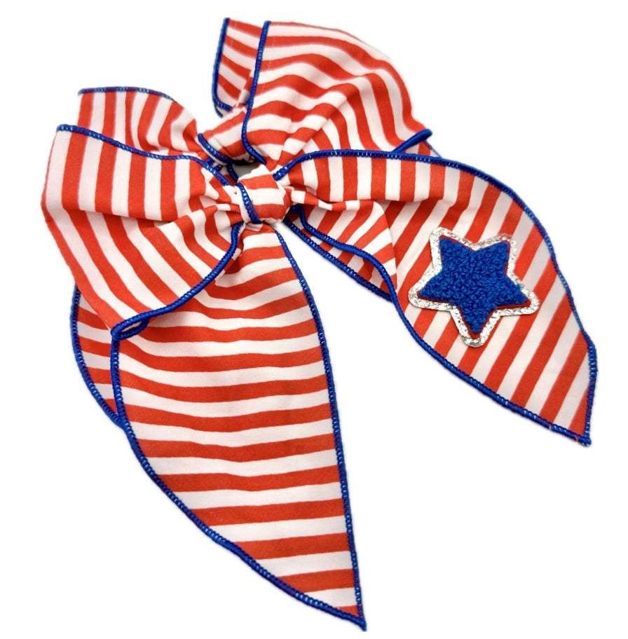 Girls 4th of July Hair Bow