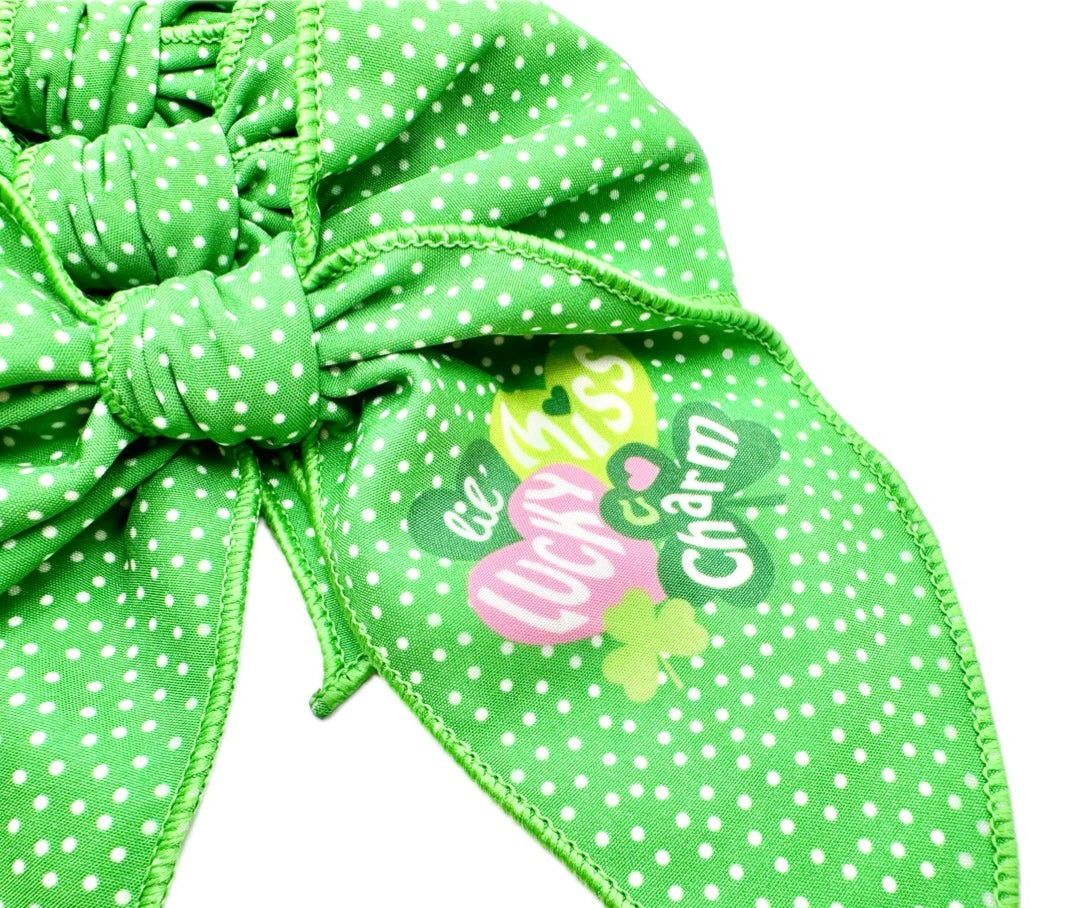 Little Lucky Charm Hair Bow