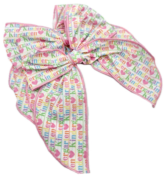 Girls Kindergarten hair bow