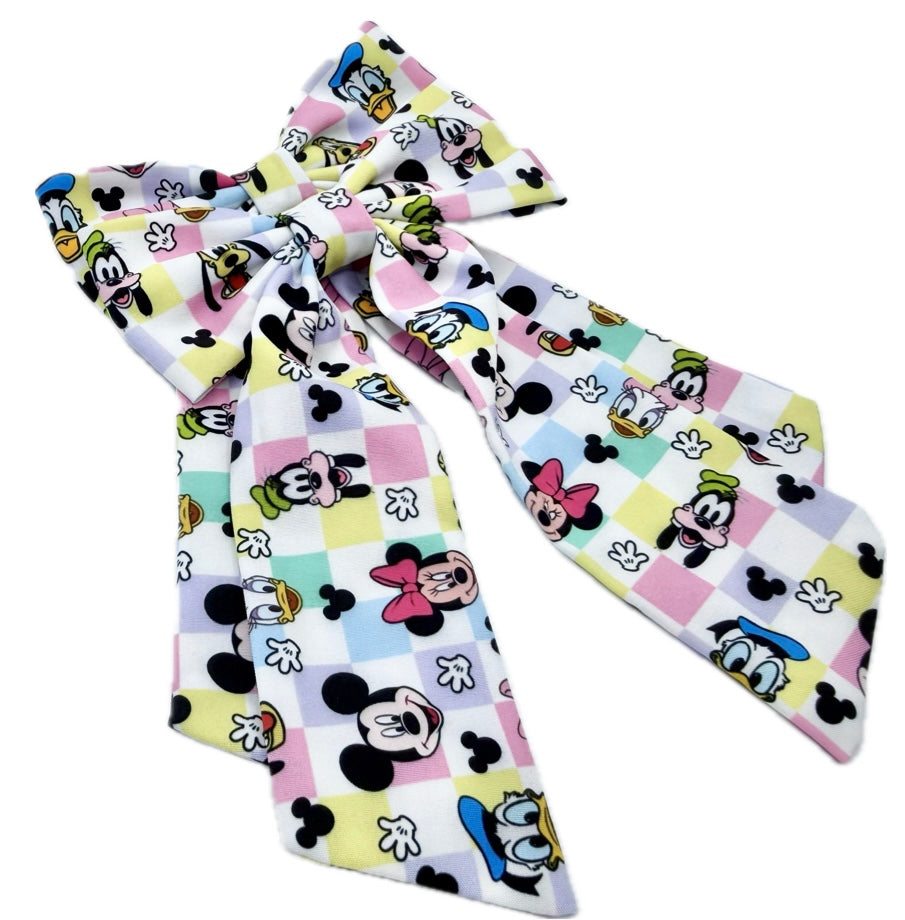 Mickey & Friends Long Tailed Hair Bow