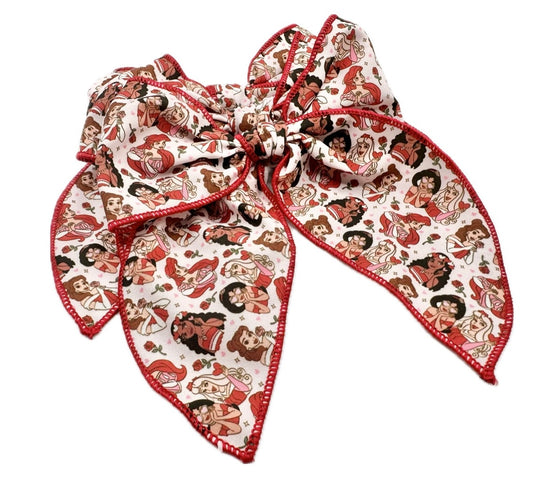 Princess Valentine’s Day Hair Bow