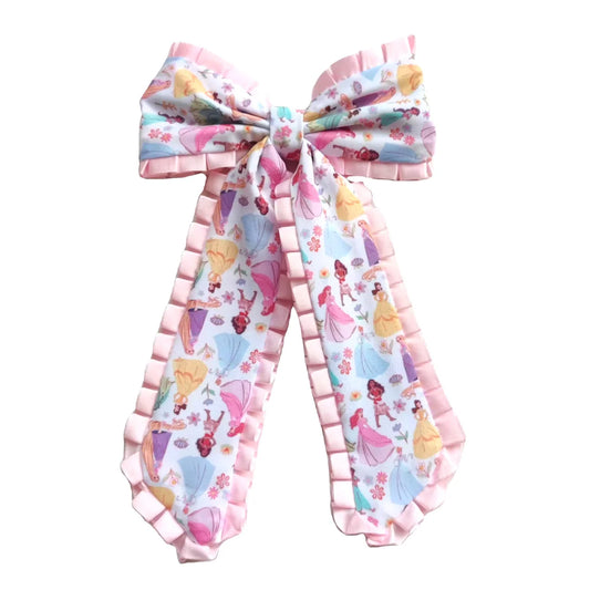 Princess Long Tailed Hair Bow