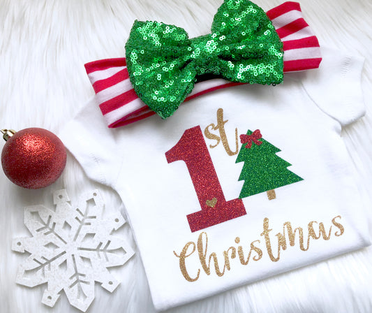 My 1st Christmas Bodysuit