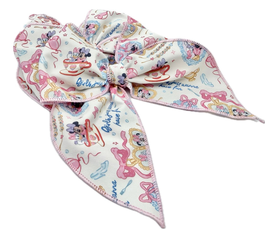Large Best Day Ever Hair Bow