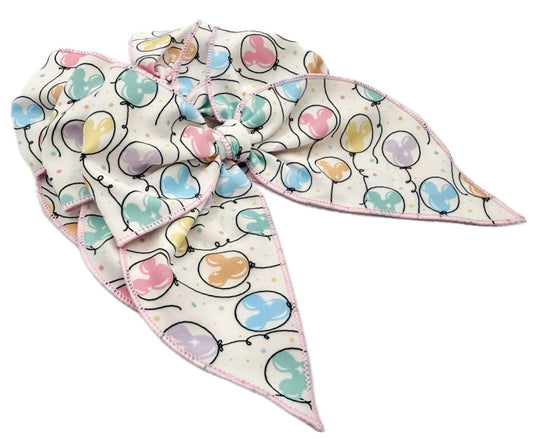 Large Mouse Balloons Hair Bow
