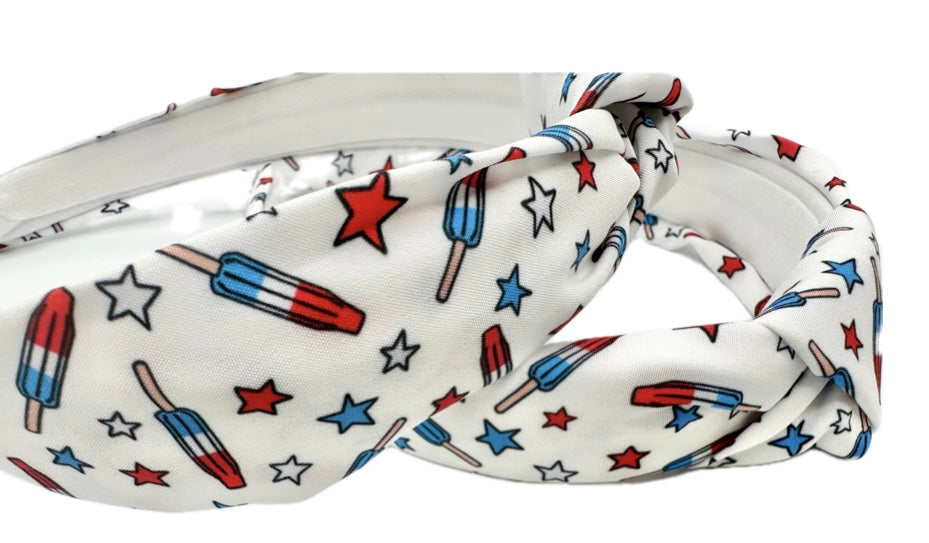 Bomb pop USA knotted Headband