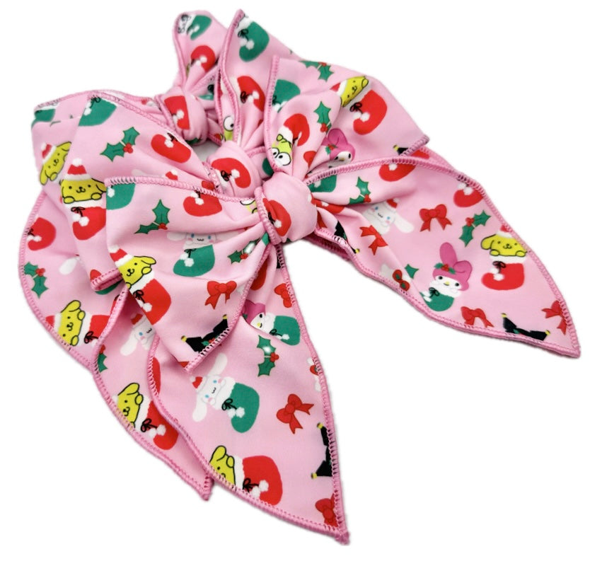 Girls Hello Kitty & Friends Christmas Hair Bow