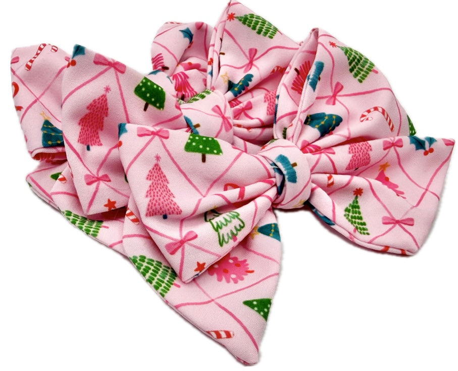 Girls Coquette Bows Christmas Hair Bow Small